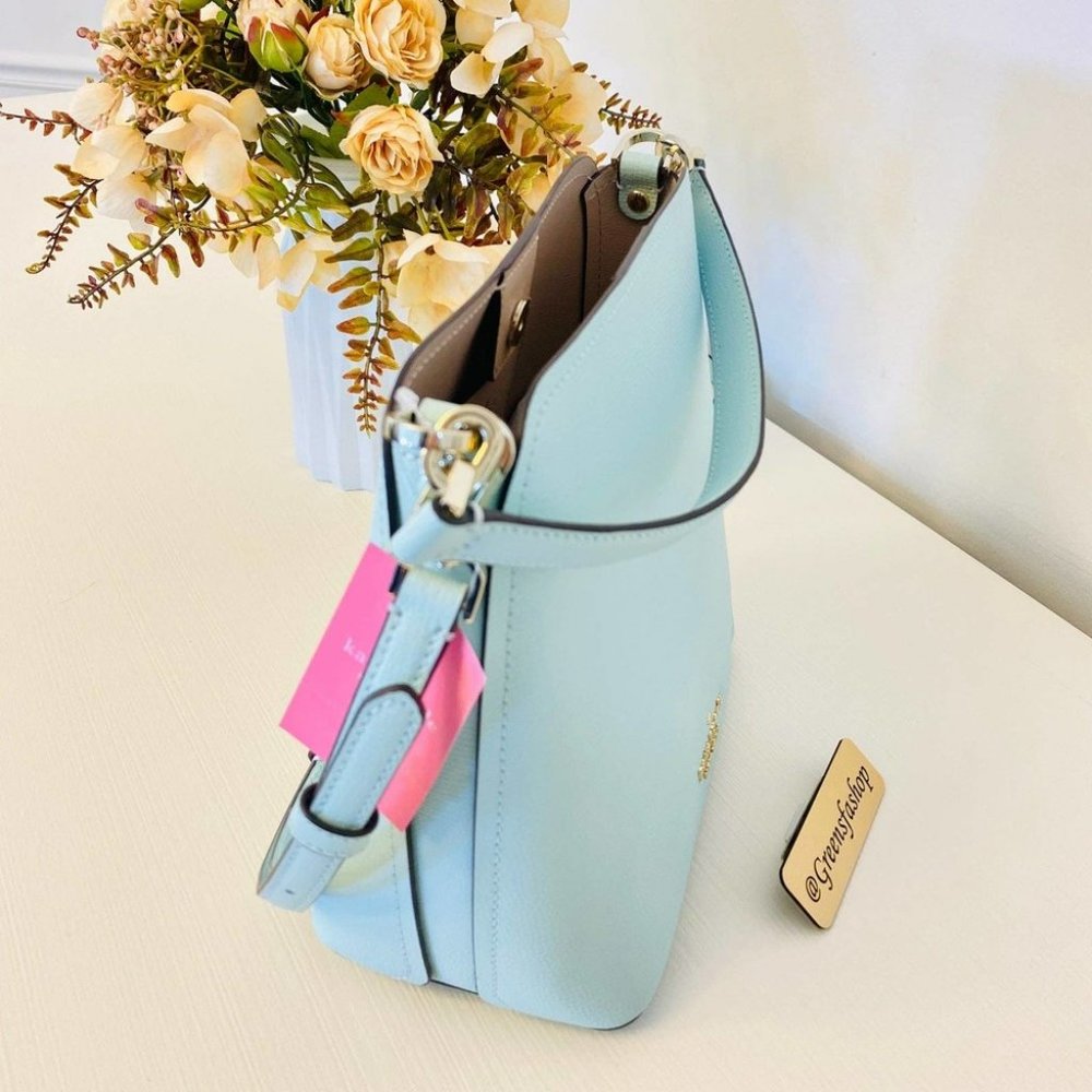 Kate spade Purse & wallet  Darcy Black Small Bucket Bag Crossbody blue - Picture 6 of 11